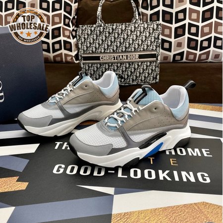 DIOR B22 WHITE BLUE SNEAKER - CD91