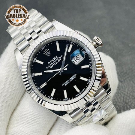 Rolex Datejust White Black 41mm