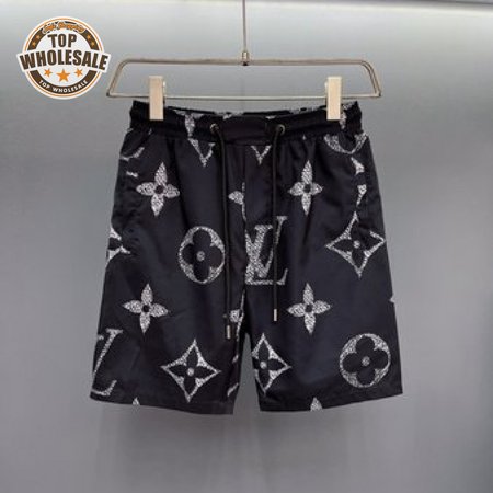 short printed yellow logo monochrome shorts