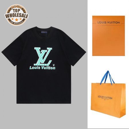 show limited 23ss letter logo print round neck short sleeves black