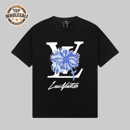 yayoi kusama alliance series psychedelic flower short-sleeved t-shirt black