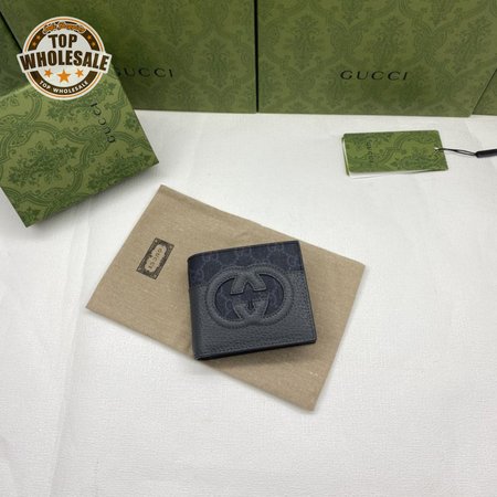 Gucci Wallet With Cut-Out Interlocking G