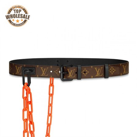 Signature Belt Monogram Chains 35MM Canvas - LBP009