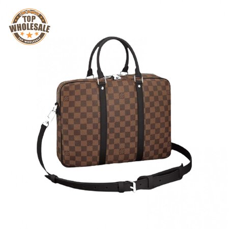 porte-documents voyage pm monogram macassar canvas ldb062