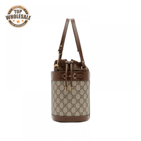Gucci Beige 1955 Horsebit Small GG Bucket Bag - GMB93