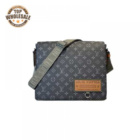 District Mm Messenger Bag Damier Ebene LMB018
