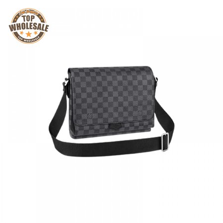 flap messenger damier graphite canvas lmb035