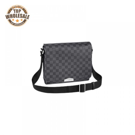district pm damier graphite canvas lmb030