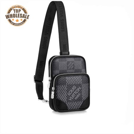 amazone slingbag gray damier graphite 3d coated canvas n50012