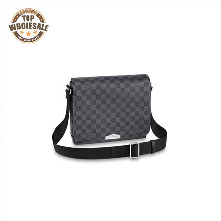 district pm damier graphite canvas n40349