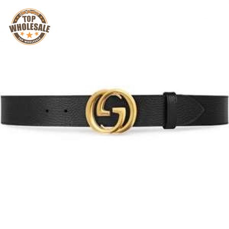 GUCCI MEN'S INTERLOCKING GG REVERSIBLE LEATHER BELT - B47