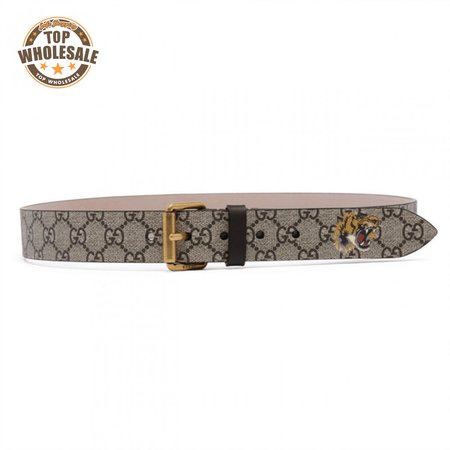 GUCCI TIGER PRINT GG SUPREME BELT - B40
