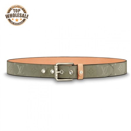 belt voyager monogram 35mm grey - b148