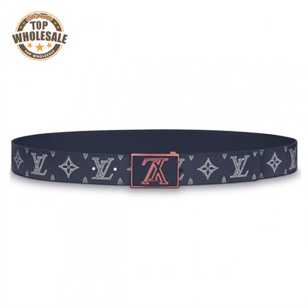 belt metropole monogram upside down ink navy - b132