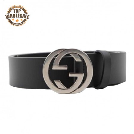 GUCCI INTERLOCKING-G LEATHER BELT - B12