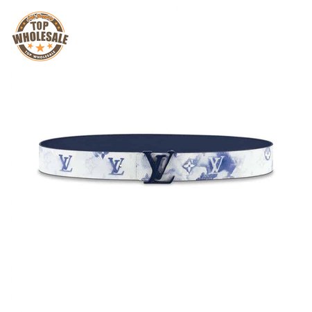 shape 40mm reversible belt watercolor blue - b80