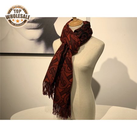 burberry cashmere shawl red