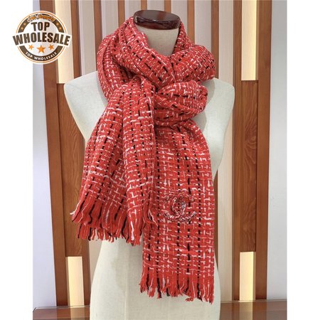chanel 100% cashmere scarf