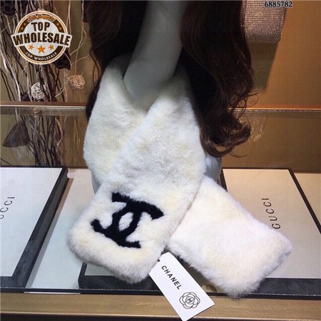 chanel mink fur scarf scarves