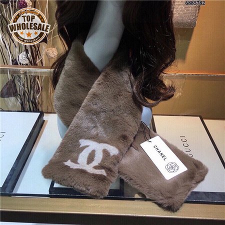 chanel mink fur scarf scarves