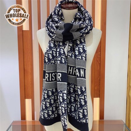 dior oblique print scarf