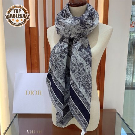 dior print shawl