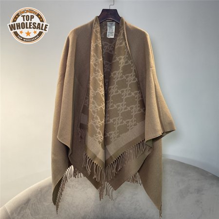 fendi cashmere hooded cloak