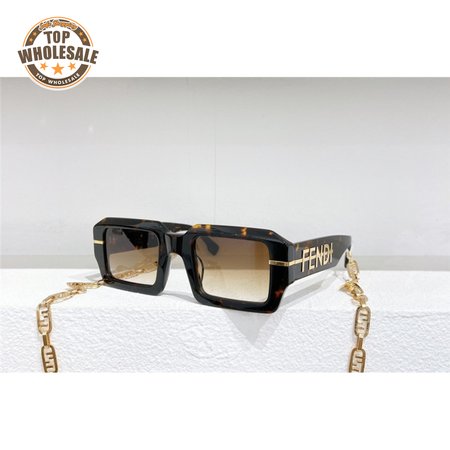 fendi classic luxury rectangular sunglasses
