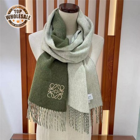 loewe wool cashmere scarf