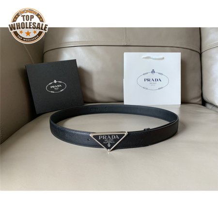 Prada saffiano 30mm leather belt