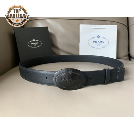 Prada saffiano 34mm leather belt
