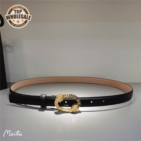 versace 2.0 collar buckle rivet belt