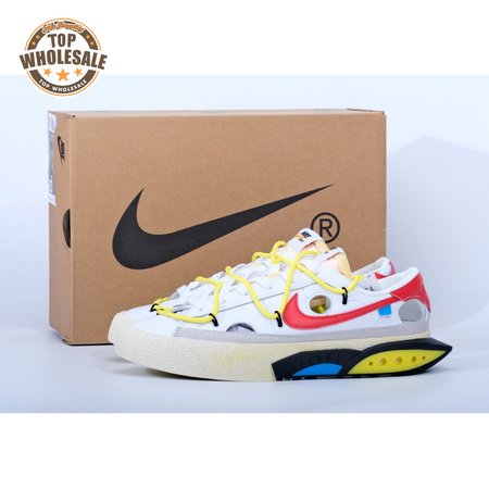 off-white x NK Blazer low'77 White Red Men's