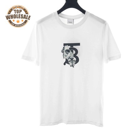 BALENCIAGA ANGEL PRINT CREW NECK T SHIRT
