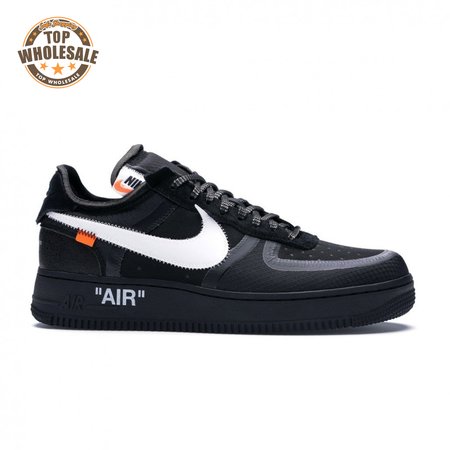 Off-White x Air Force 1 Low 'Black' Men's