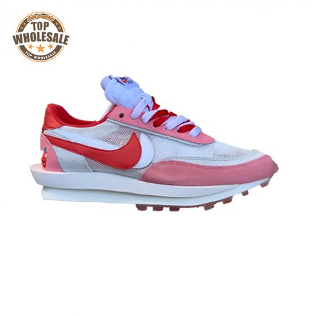 2019 Nike LVD Waffle Daybreak Swoosh Pink Gery White Red BV0073 500 Unisex