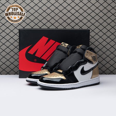 Jordan 1 Retro High NRG Patent Gold Toe Men's