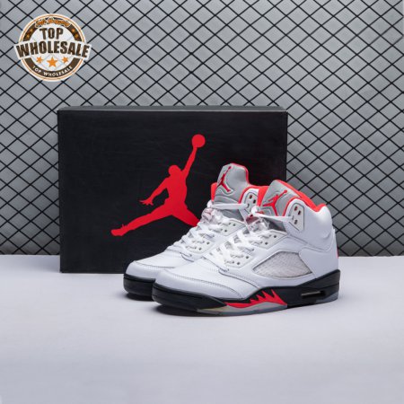 Jordan 5 Retro Fire Red Silver Tongue (2020) DA1911-102 Men's