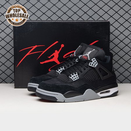 Air Jordan 4 Retro SE Black Canvas DH7138-006 Men's