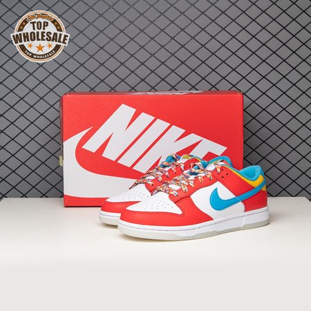 Nike Dunk Low QS LeBron James Fruity Pebbles DH8009-600 Unisex