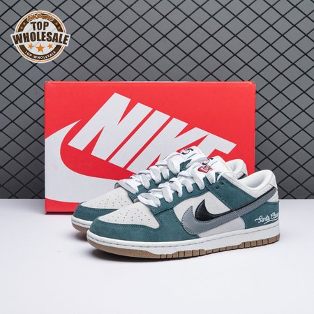 Nike SB Dunk Low Grey Green Black DO9457-110 Unisex