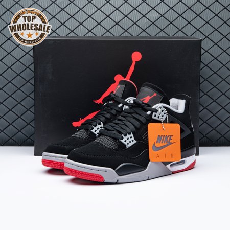 Air Jordan 4 Retro OG Bred 2019 Unisex