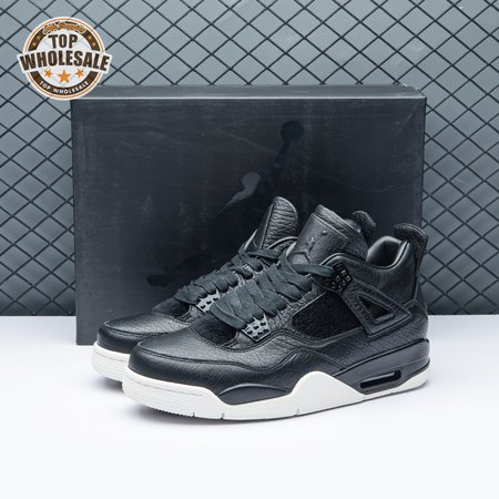 Jordan 4 Retro Pony Hair Black Men's