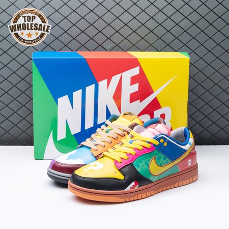 Nike Dunk Low What the Super Mario Custom Men's