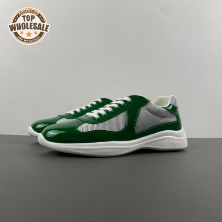 Prada America's Cup Green Sneakers