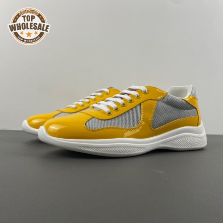Prada America's Cup Yellow Sneakers