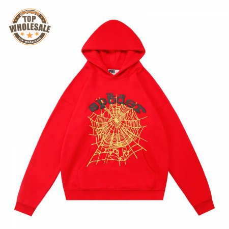 Sp5der Hoodies Red