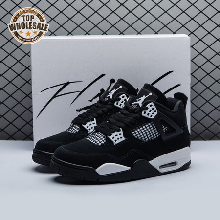 Air Jordan 4 Retro White Thunder FQ8138 001 Unisex
