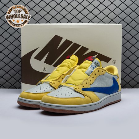 Jordan 1 Retro Low OG SP Travis Scott Canary DZ4137-700 Unisex