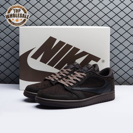 Travis Scott x Air Jordan 1 Low OG Velvet Brown DM7866-202 Unisex